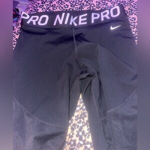 NIKE PRO Dri-FIT Women’s XL 8” Length Tight Fit Training Sports Black NWT